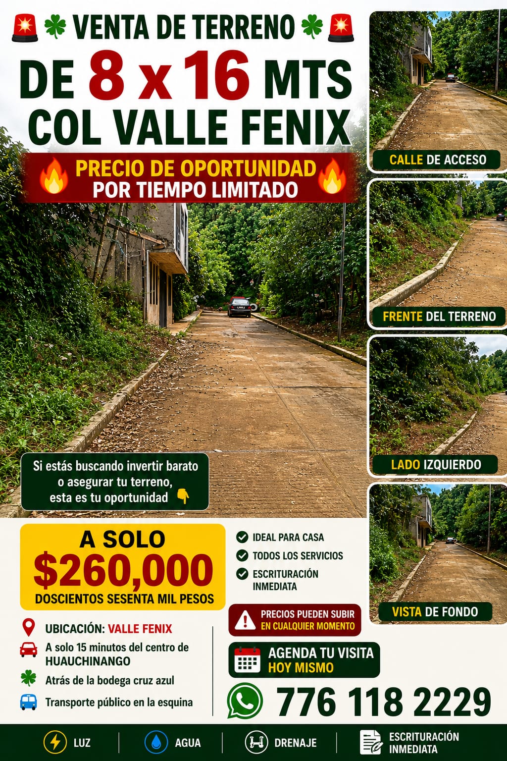 Vista 4 de Terreno en Valle Fénix